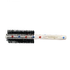 Daisy Patterned White Blow Dry Brush
